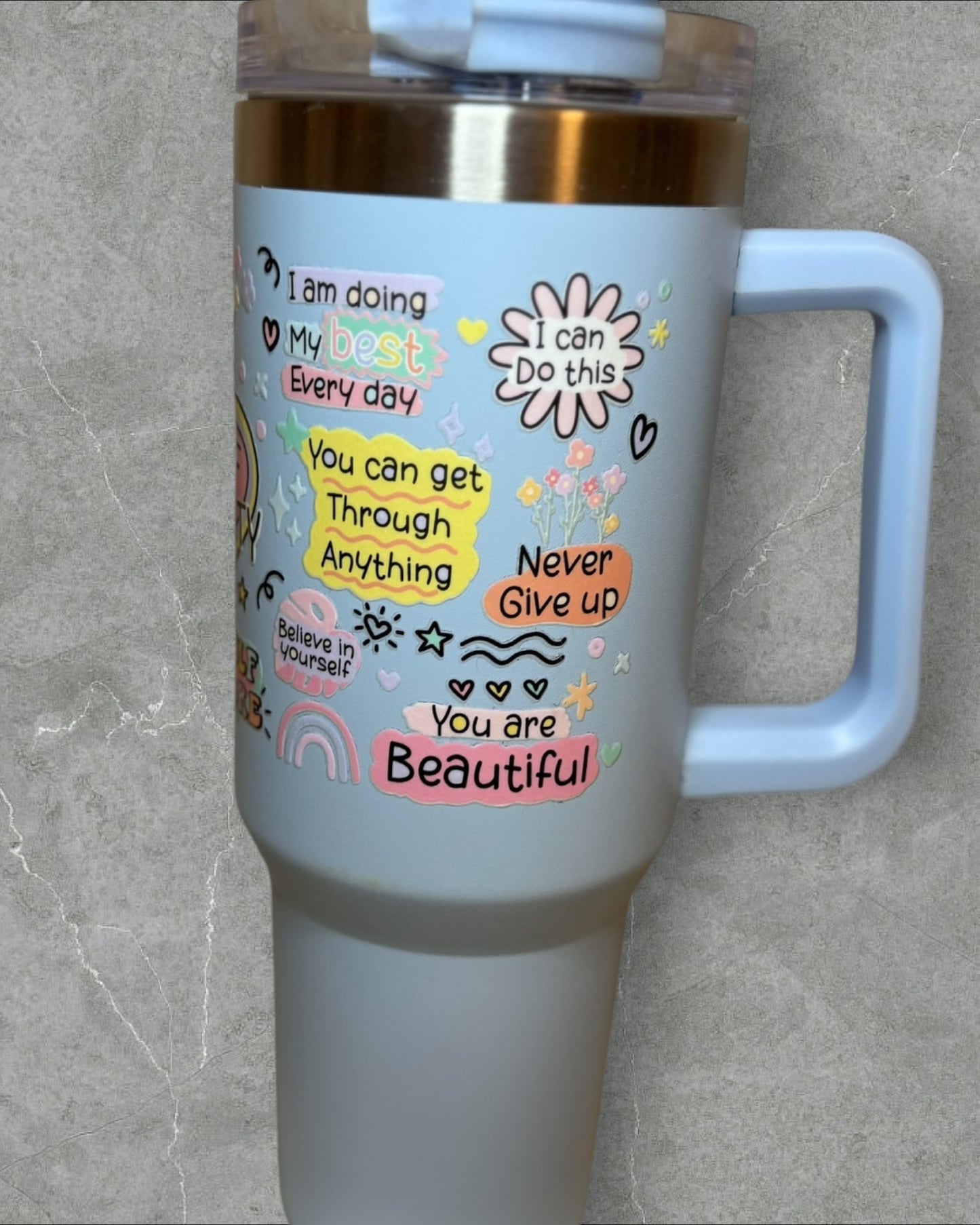 Cup of Positivity 40oz tumbler