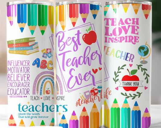 Best Teacher Ever 20oz Tumbler