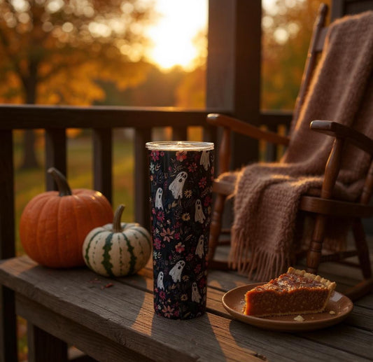 Midnight Ghost Garden 20oz Tumbler