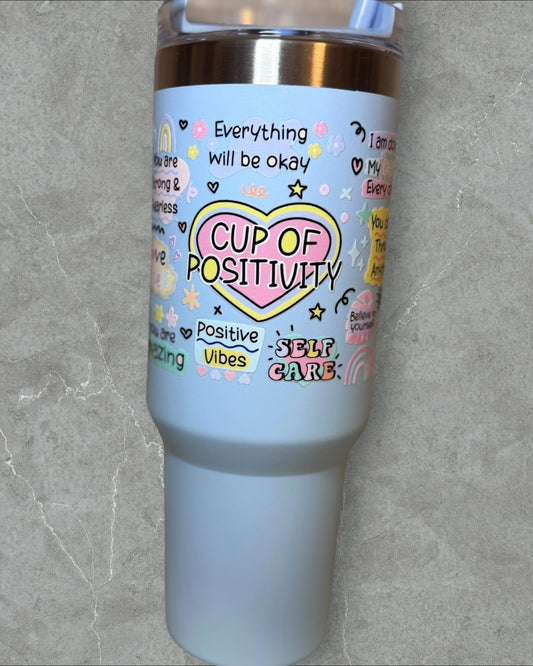 Cup of Positivity 40oz tumbler