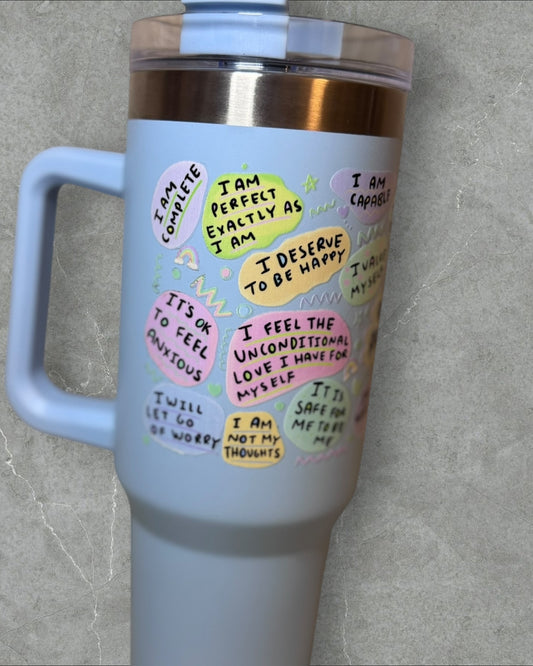 My Anxiety Affirmations 40oz tumbler