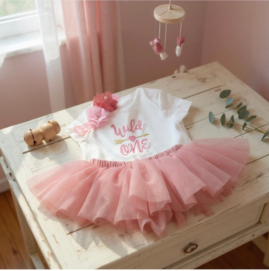 Wild One first birthday outfit