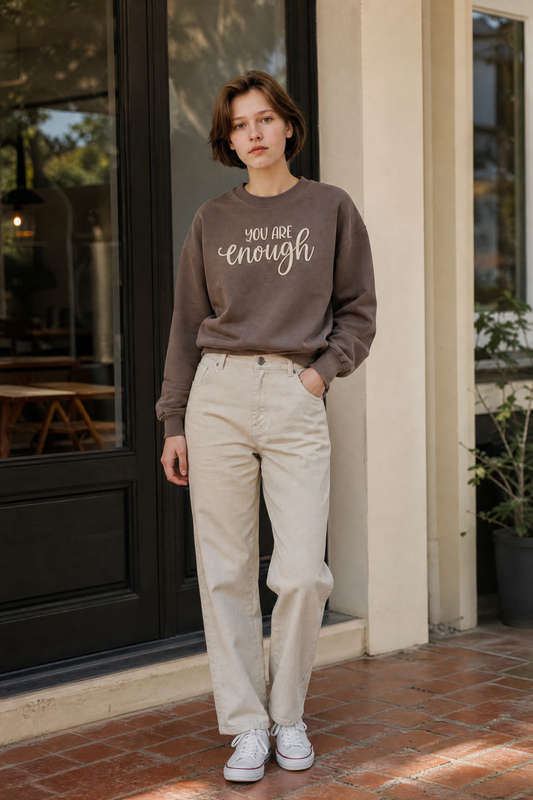 "you Are Enough" sweatshirt