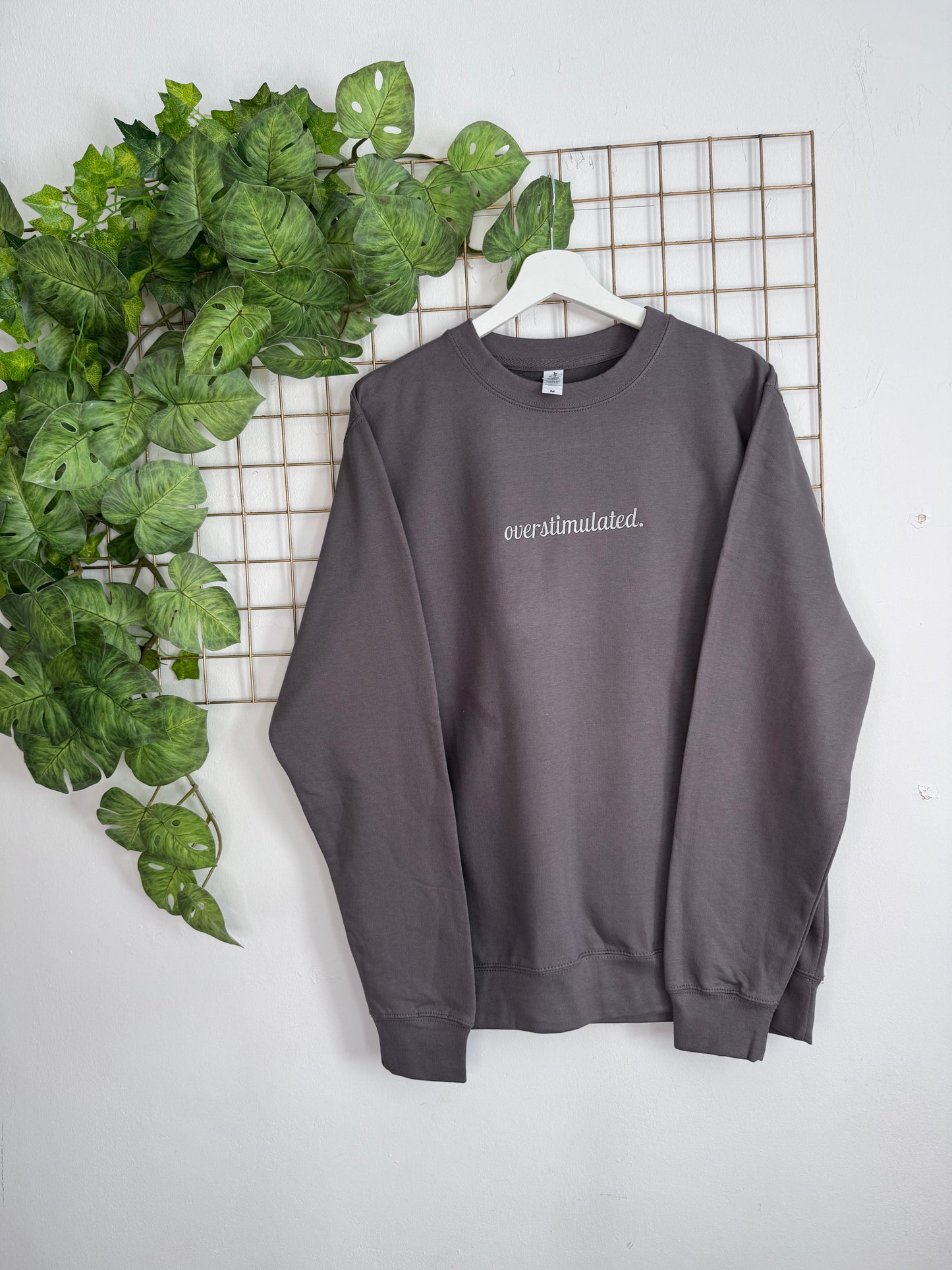 Overstimulated Embroidered Sweatshirt
