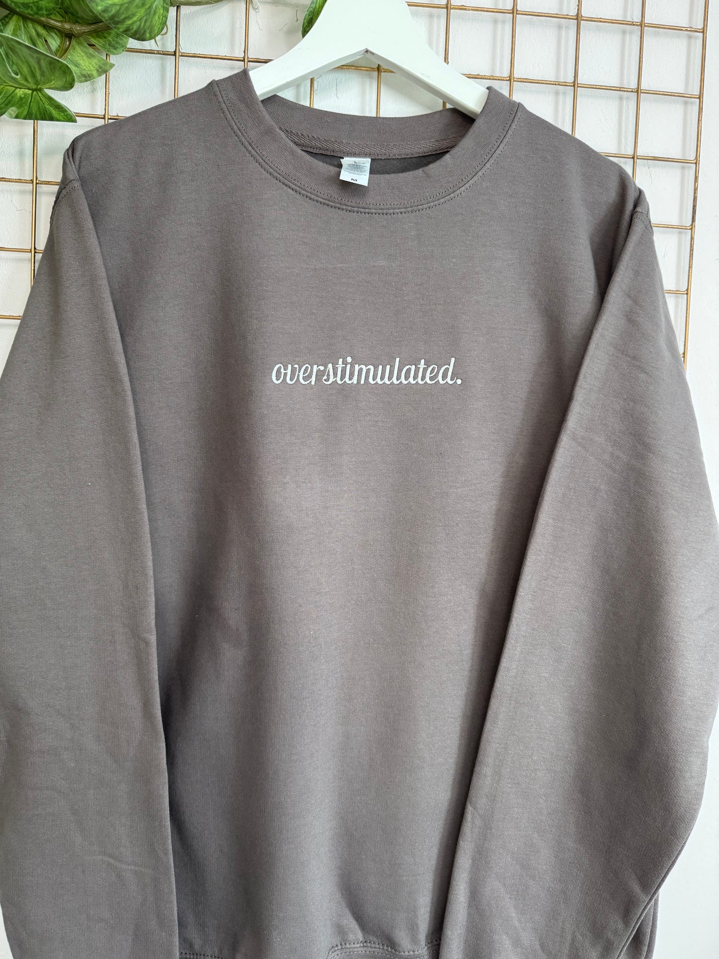 Overstimulated Embroidered Sweatshirt