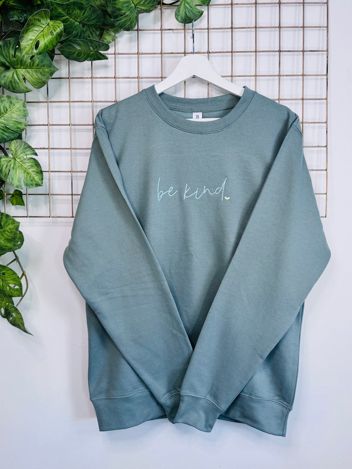 Be Kind Embroidered Sweatshirt