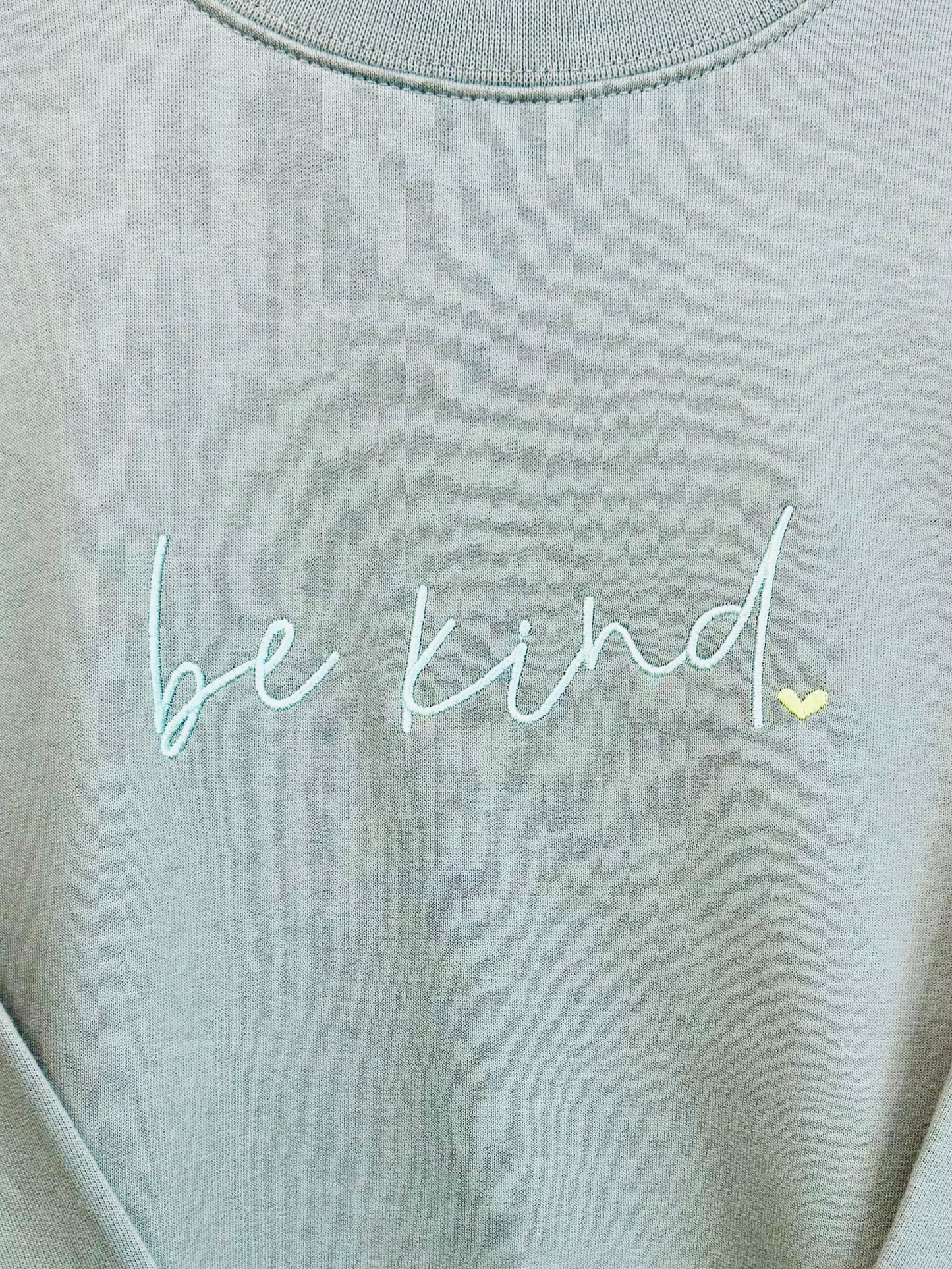 Be Kind Embroidered Sweatshirt