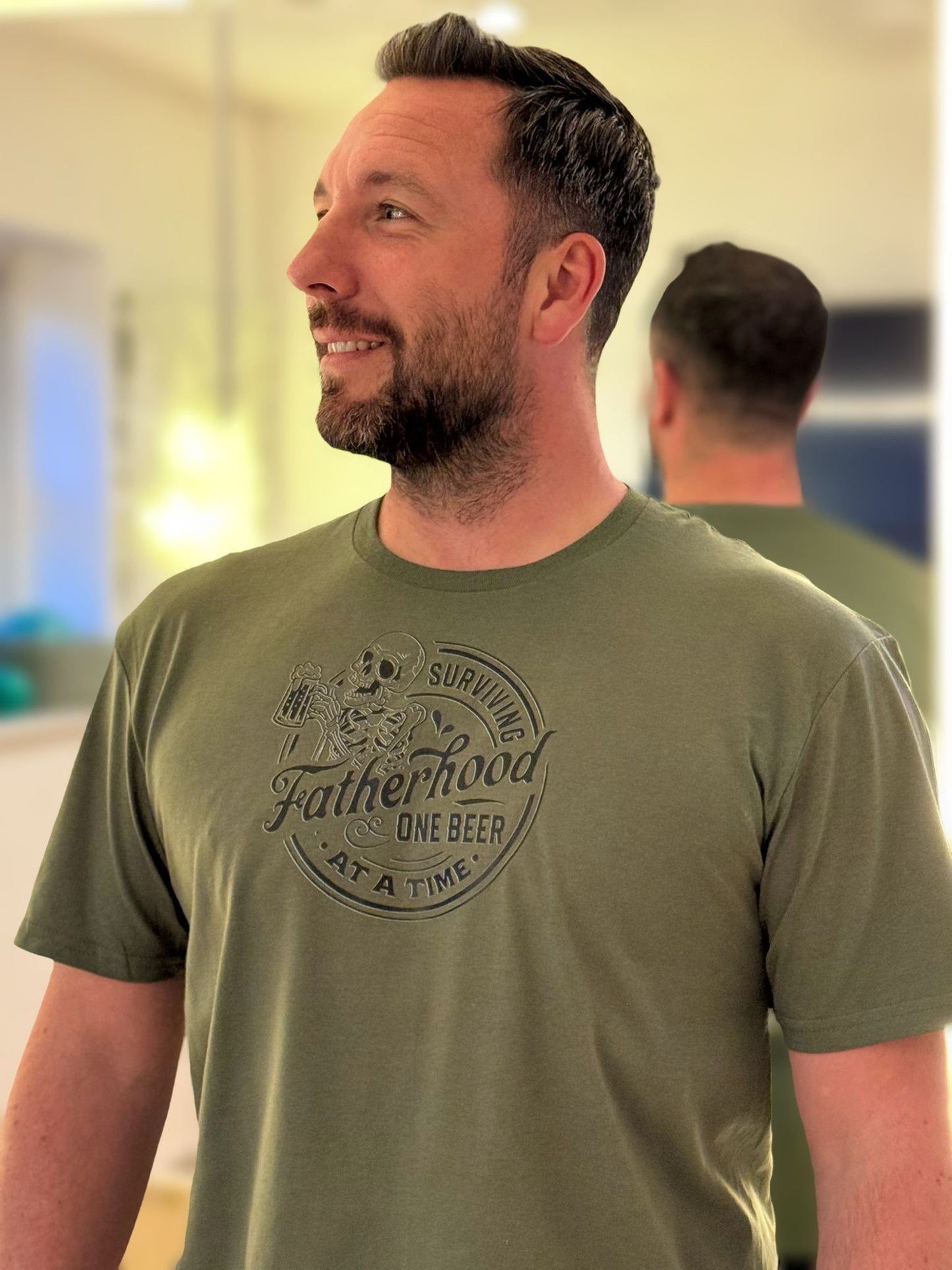 Surviving Fatherhood One Beer at a Time T-Shirt